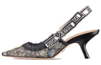 DIOR J'Adior Slim Heel High Heels 6.5cm Women's Black