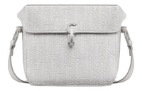 DIOR Cow Leather Boxy Messenger Bag Crossbody Bag Shoulder Bag Women's Beige