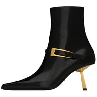 SAINT LAURENT Lee Pointed Toe Ankle Boots Women's