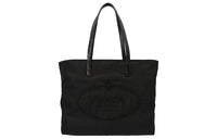 PRADA Nylon Fabric Shopping Bag Handbag Regular Women's Black