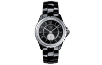 CHANEL J12 Collection Wrist Watch Automatic Mechanical Movement Ceramic Strap 36.5mm Black Dial Women's