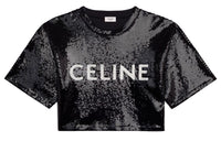 CELINE Crop Tops Women's Black