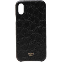 CELINE Leather Material Fashion Phone Cases Compatible With IPhone X Quiet Luxury