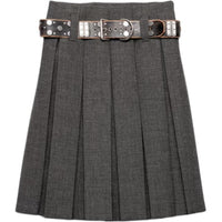 PRADA SS25 Casual Short Skirts Women's Gray