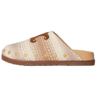 CELINE Closed Toe Slippers Women's Tan