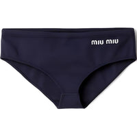 MIU MIU Logo embroidered Bikini Bottoms