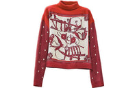 HERMES Cashmere Sweaters Women's Red