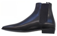 CELINE Short Chelsea Boots Men's Black