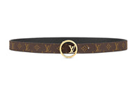LOUIS VUITTON Smooth Buckle Fashion Casual Comfortable Women's Width: 2cm