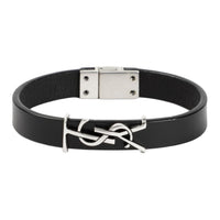 SAINT LAURENT Brass Wristbands Men's Black