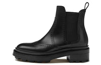 HERMES Findlay Short Chelsea Boots Women's Black