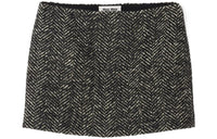 MIU MIU FW23 Casual Short Skirts Women's Black