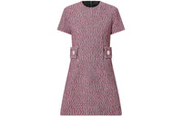 LOUIS VUITTON Short-Sleeved Dresses Women's Pink