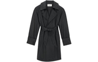 SAINT LAURENT Trench Coat Women's Black