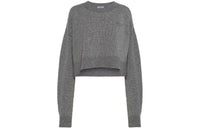 PRADA Cashmere Sweaters Women's Gray