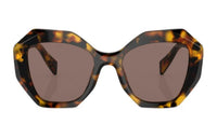 PRADA Eyewear Tortoiseshell effect Logo Sunglasses