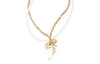 CHANEL Necklaces Women's Gold