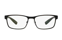 PRADA Alloy Rectangular Optical Glasses Men's Black