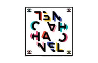 CHANEL Silk Scarves Women's White