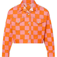 LOUIS VUITTON Bouquet Damier Denim Jacket