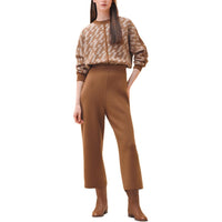 HERMES Casual Pants Women's Brown