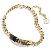 CHANEL Metal Necklaces Women's Gold