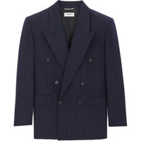 SAINT LAURENT Oversized Striped Jacket