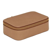 SAINT LAURENT Calfskin Storage Boxes Small Size Women's Gold Brown