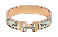 HERMES Clic Bangles Women's Rose Gold