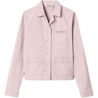 MIU MIU Shirt Women's Egg White Stone Color