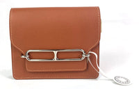 HERMES Roulis Calfskin Pig Nose Women's Brown
