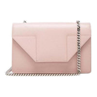SAINT LAURENT Calfskin Crossbody Bag, Shoulder Bag Women's Pink