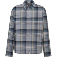 DIOR Checkered Zip Up Shirt