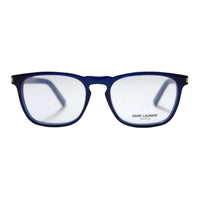 SAINT LAURENT Acetate Oval Eyeglass Frames Men's Blue