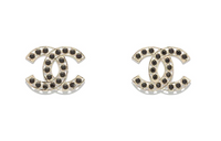 CHANEL Metal Earrings Women's Gold/Black