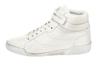 SAINT LAURENT Mid-Top Stylish Skateboarding Shoes Women's White Vintage Version