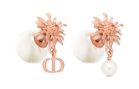 DIOR Metal Earrings Women's White