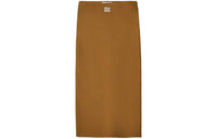 MIU MIU Casual Long Skirts Women's Gold