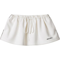 MIU MIU Cotton jersey Mini Skirt