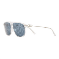 DIOR Acetate Metal Aviator Sunglasses Men's Silver