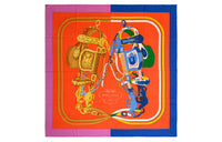 HERMES Silk Scarves Women's Multicolor