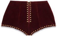 SAINT LAURENT Casual Shorts Women's Burgundy
