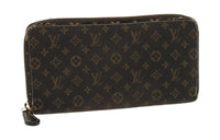 LOUIS VUITTON Zippy Canvas Wallet Mini Women's Brown