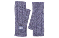 MIU MIU Wool Cashmere Knit Gloves Women's Purple