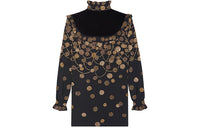 SAINT LAURENT Long-Sleeved Dresses Women's Black