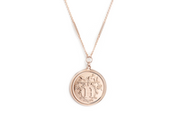 HERMES 18K Rose Gold Necklaces Women's Rose Gold