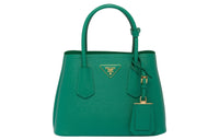 PRADA Saffiano Leather Shoulder Bag Crossbody Bag Handbag Mini Women's Green