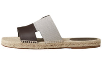 HERMES Antigua Slide Slippers Men's Brown Gray