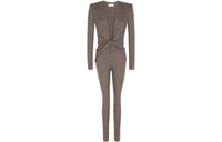 SAINT LAURENT FW22 Jumpsuit Women's Taupe