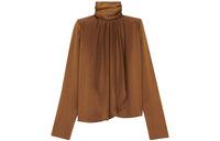 SAINT LAURENT FW23 Shirt Women's Brown